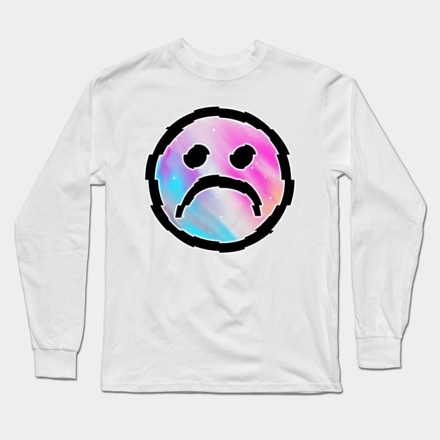 Unhappy emoji Long Sleeve T-Shirt by Popstarbowser